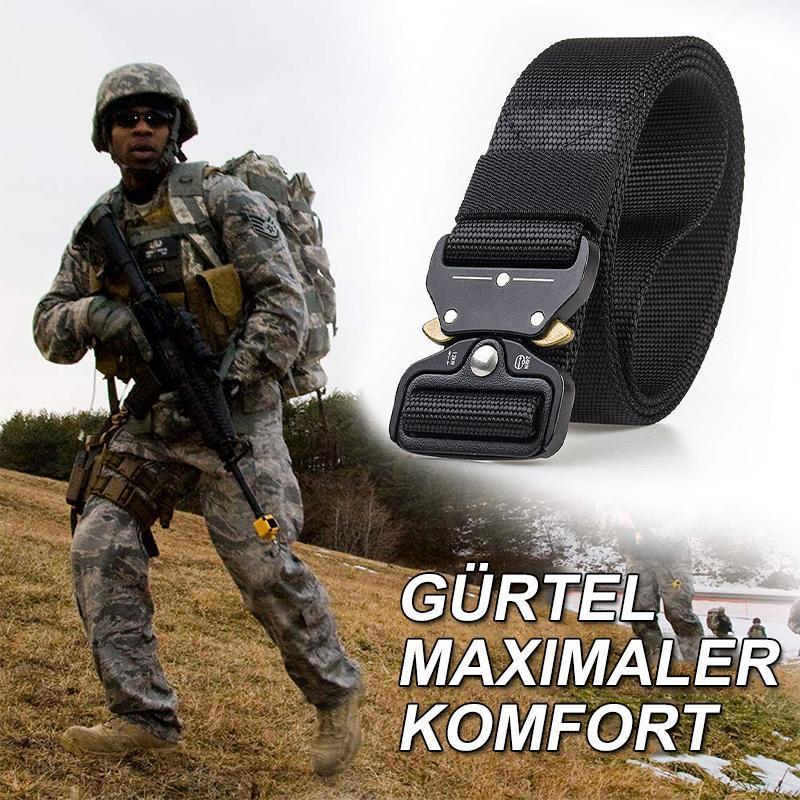 Militär Gürtel mit Metallschnalle