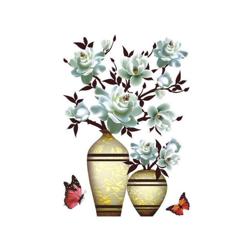 Stehaufe™ 3D Stereo Vase Wandaufkleber