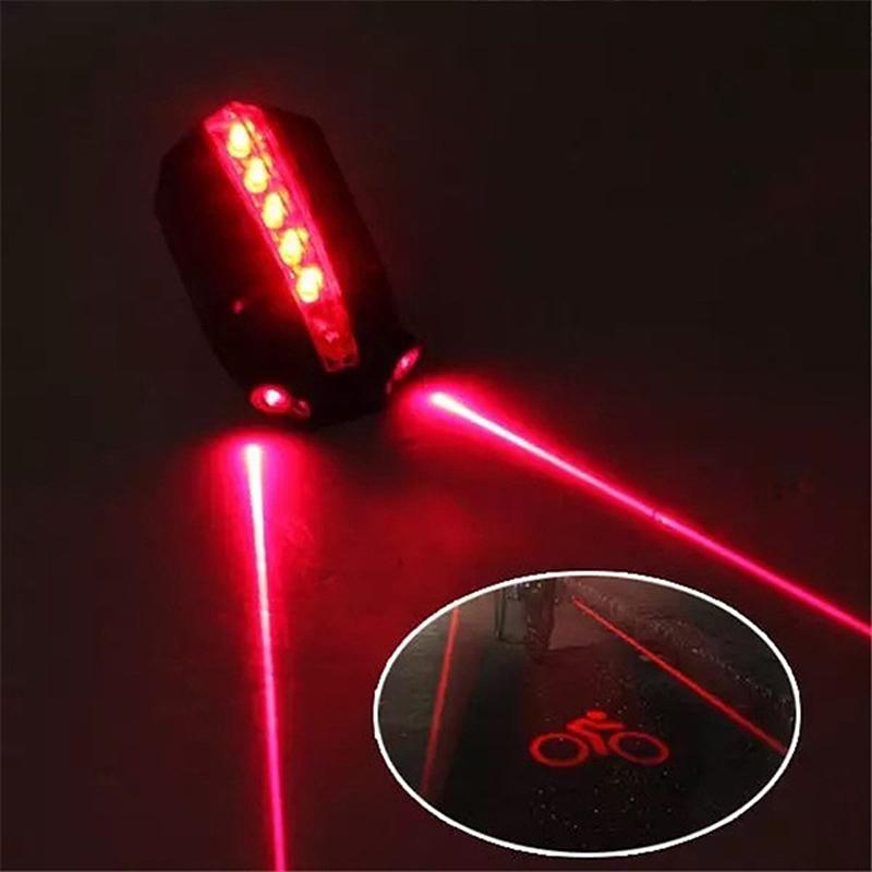 Fahrrad Laser Projektionsrücklicht