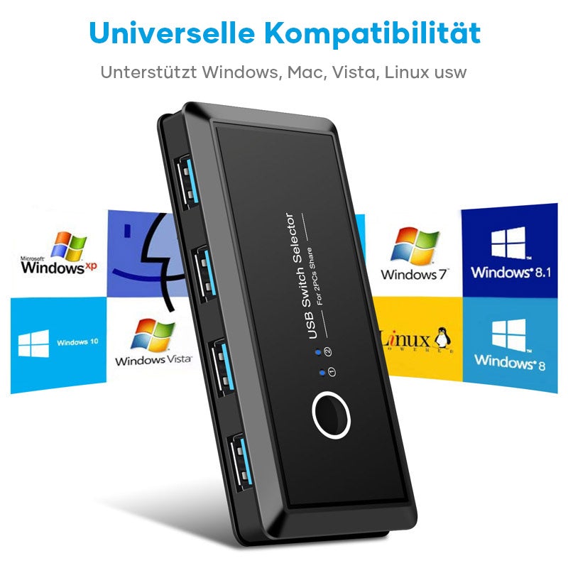 USB Splitter mit 4 Anschlüssen