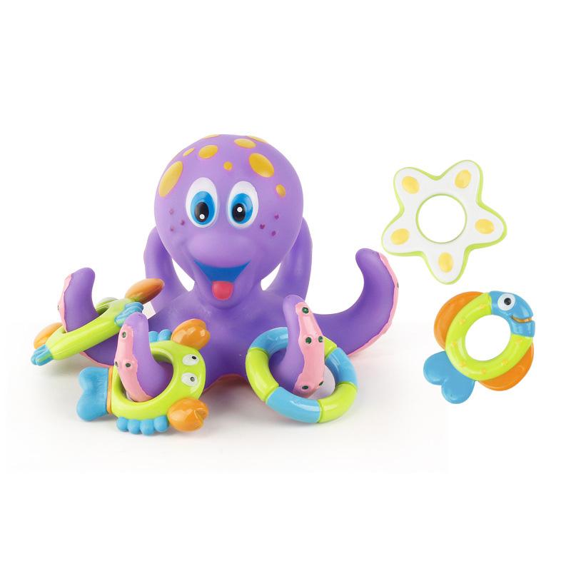Kinder Octopus Badespielzeug mit 5 Ringen