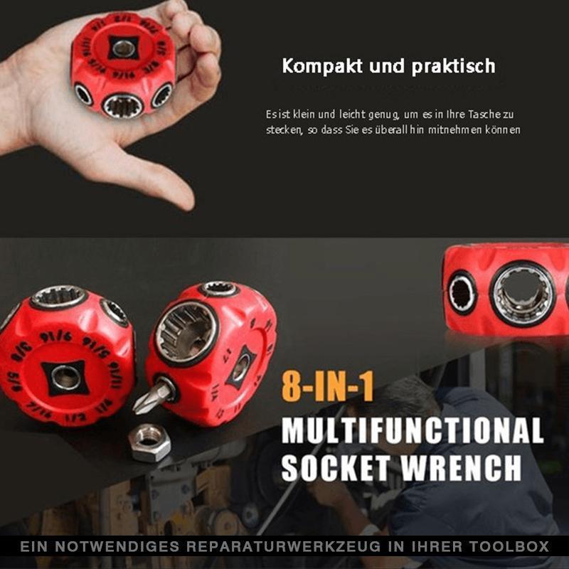 Bequee 8-in-1 multifunktional Steckdose Schraubenschlüssel