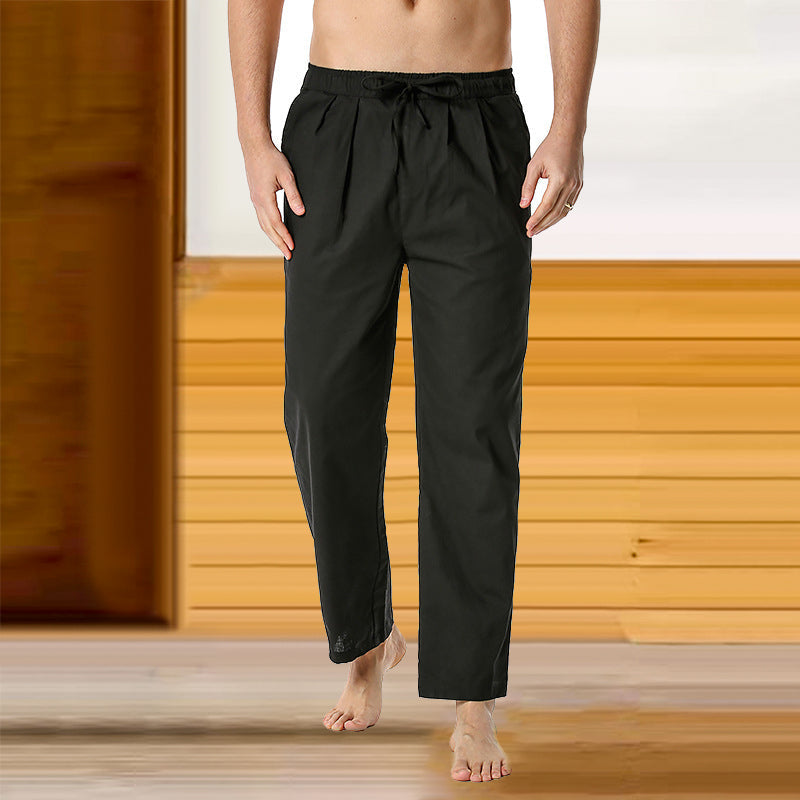 Trainingshose mit elastischer Taille