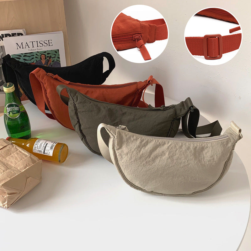 Einfache Damen Knödel Crossbody Tasche