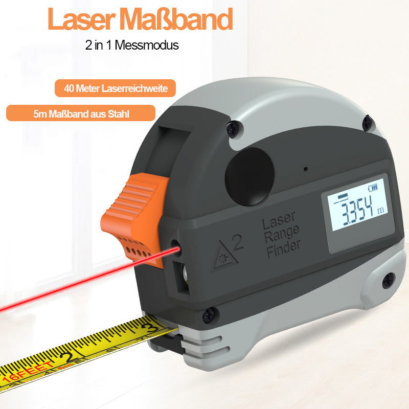2 in 1 Laser-Bandmaß Aus Edelstahl