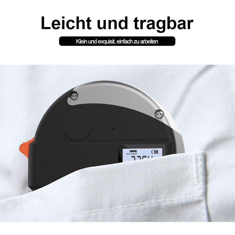 2 in 1 Laser-Bandmaß Aus Edelstahl