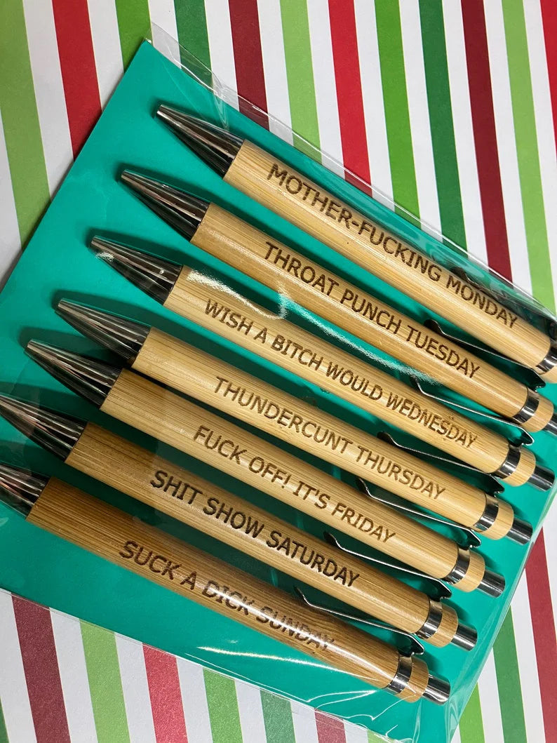 Lustiges Stift-Set (7 Stück)