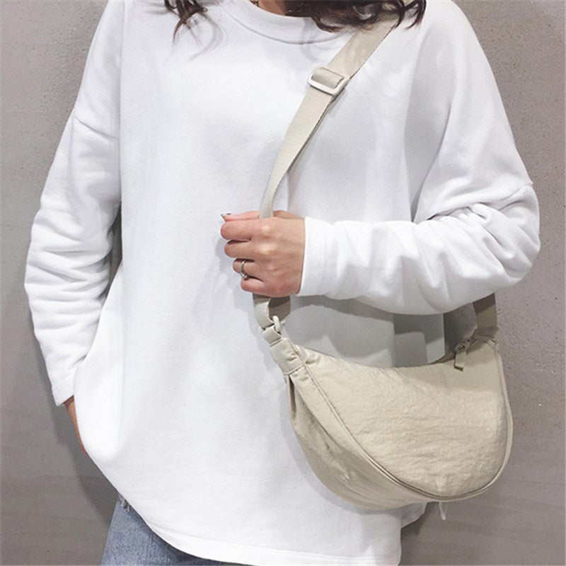 Einfache Damen Knödel Crossbody Tasche