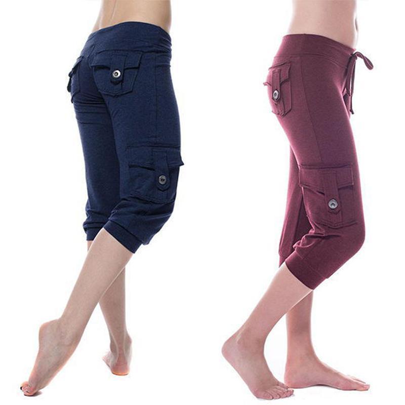 Lässige Yogahose für Frauen mit Taschen