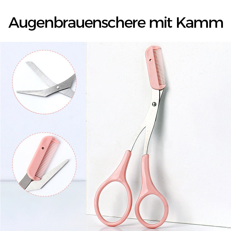 Augenbrauenschneider mit Kamm