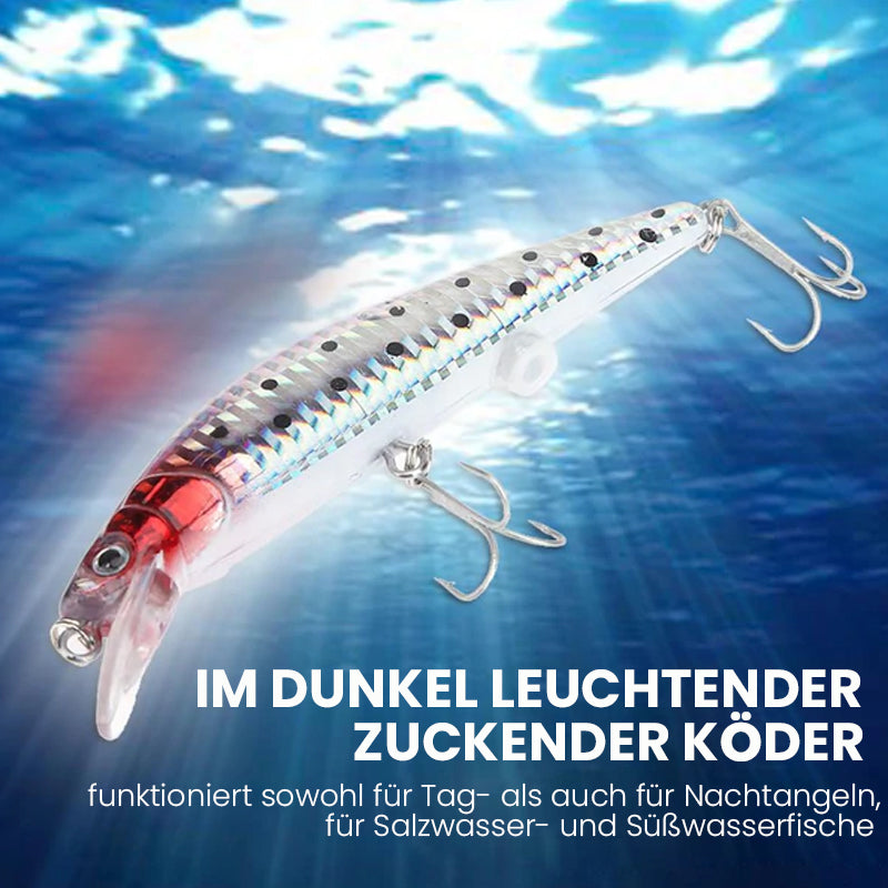 Wiederaufladbarer zuckender Angelköder
