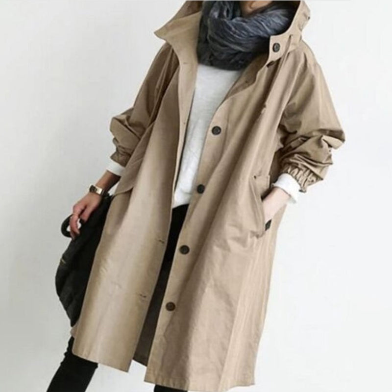 Windjacke mit Kapuze für Damen
