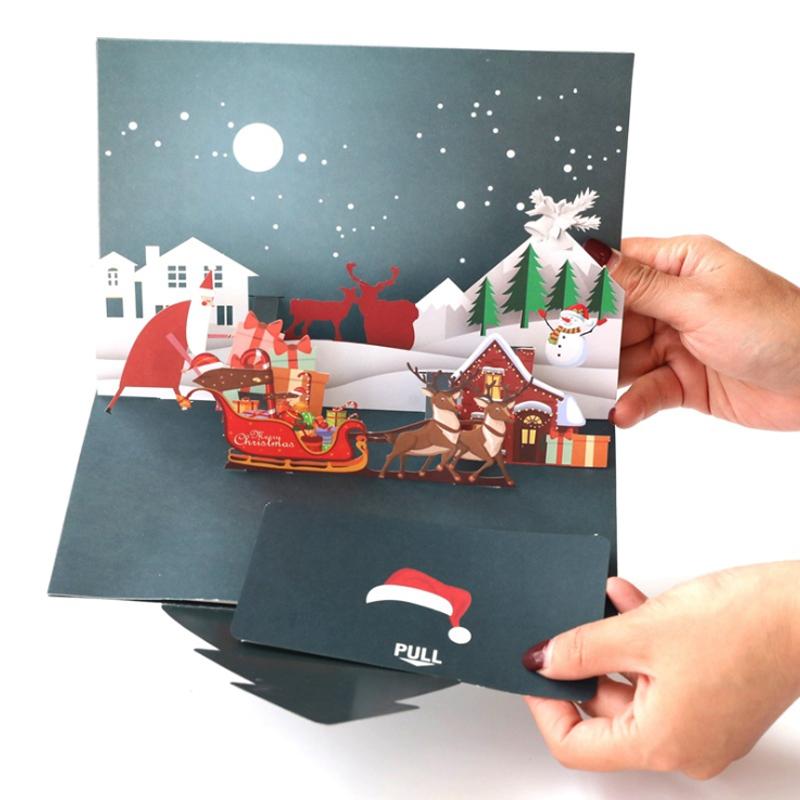 3D-Weihnachts-Popup-Karten