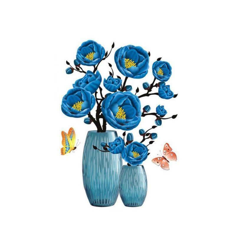 Stehaufe™ 3D Stereo Vase Wandaufkleber