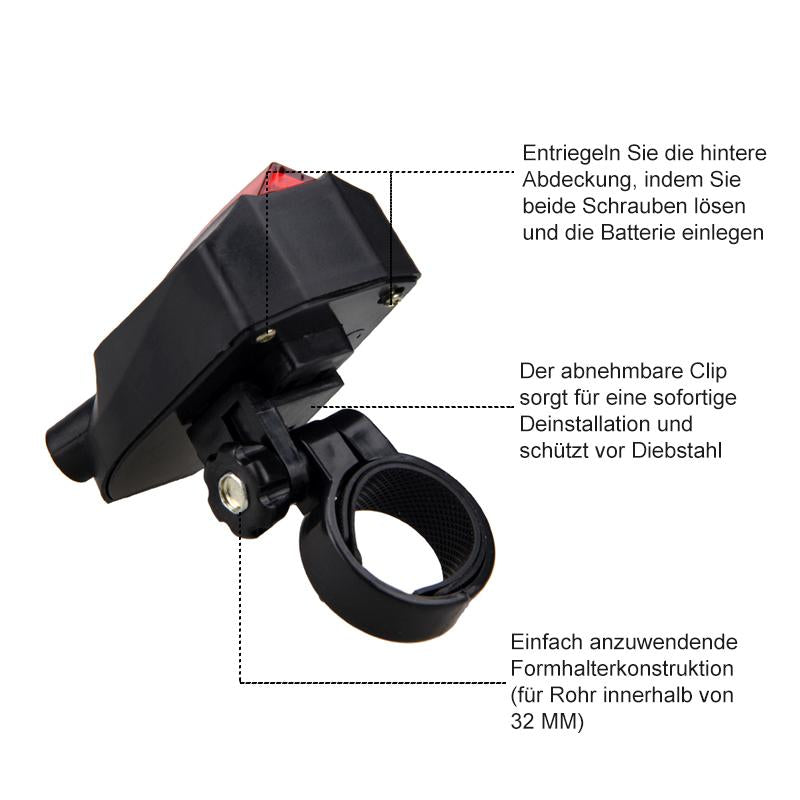 Fahrrad Laser Projektionsrücklicht