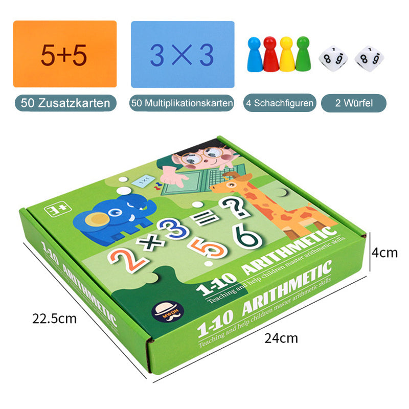 2-in-1 Magnetisches Multiplikations- und Additionslernspielzeug für Kinder