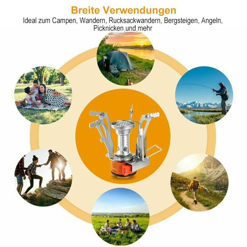 Ultraleichter tragbarer Campingkocher