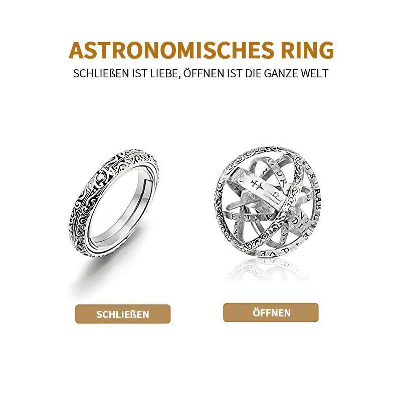 Astronomisches Ring - Schließen ist Liebe, Öffnen ist die ganze Welt