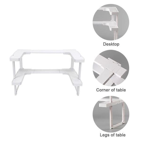 Erweiterbarer Spice Rack und Cabinet Organizer