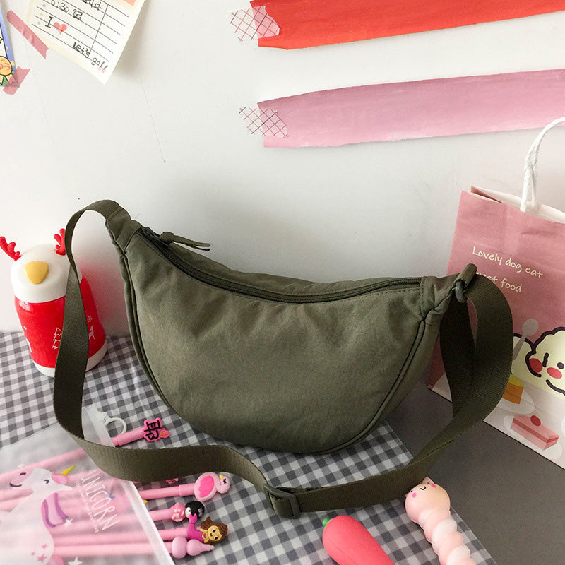 Einfache Damen Knödel Crossbody Tasche
