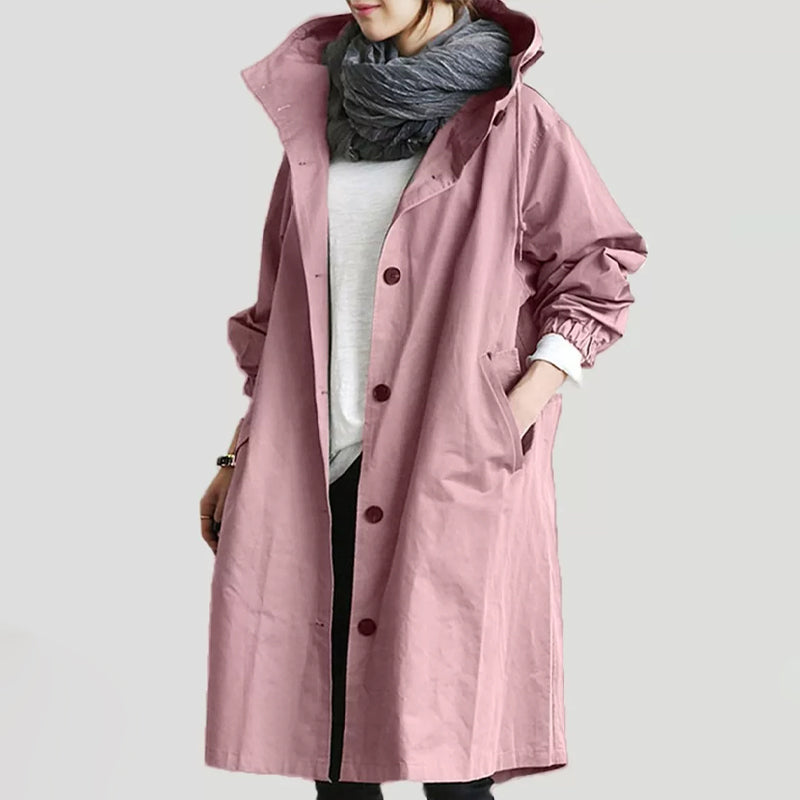 Windjacke mit Kapuze für Damen