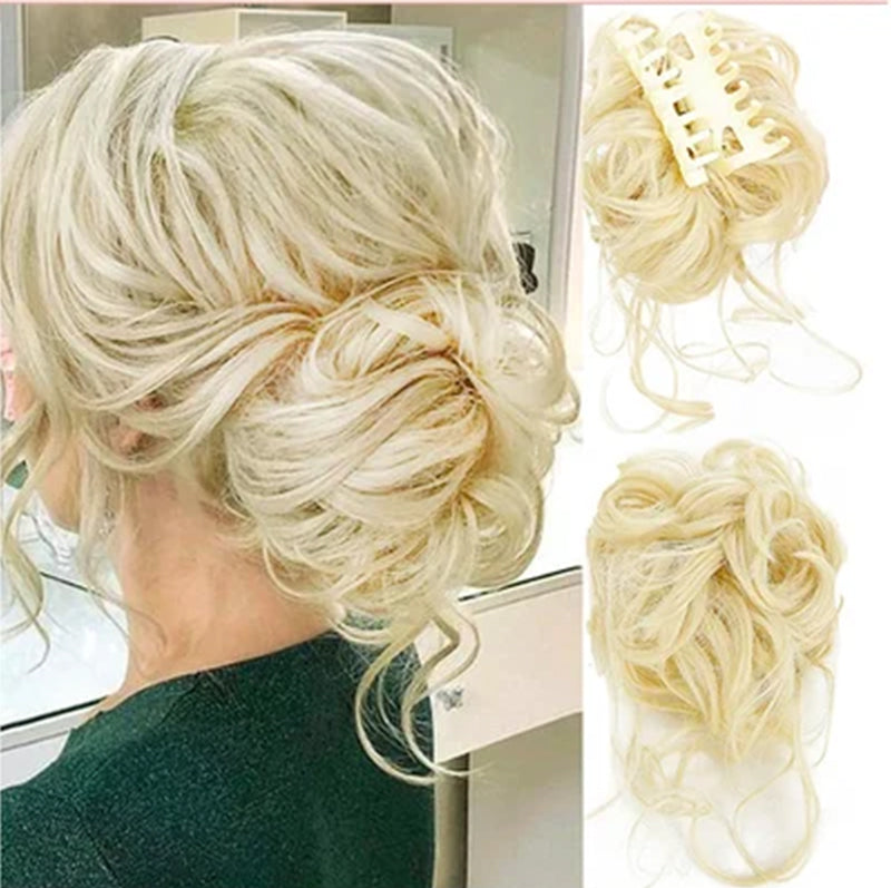 Haarknoten-Pferdeschwanz mit Clip