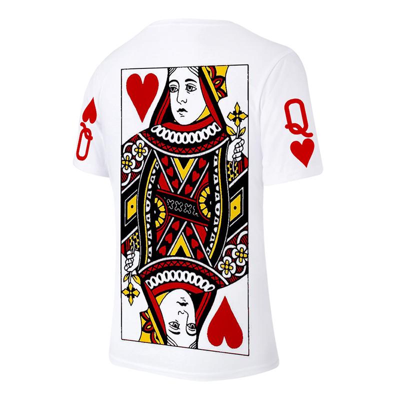 Sommer 3D Poker lose T-Shirt