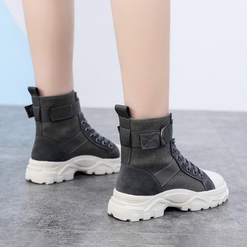 Frauen Vintage Military Martin Stiefel  
