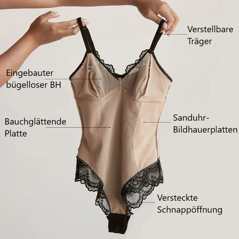 Sexy Spitzenbody mit Bauchkontrolle