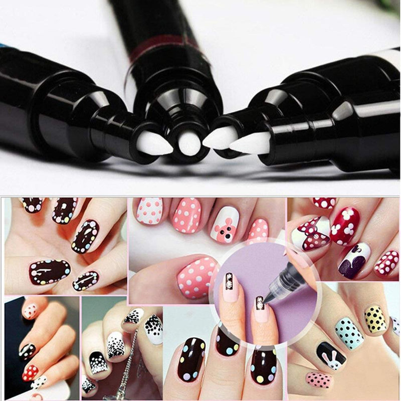 Bequee DIY 3D Nagel Stift, 16 Farben ein Set