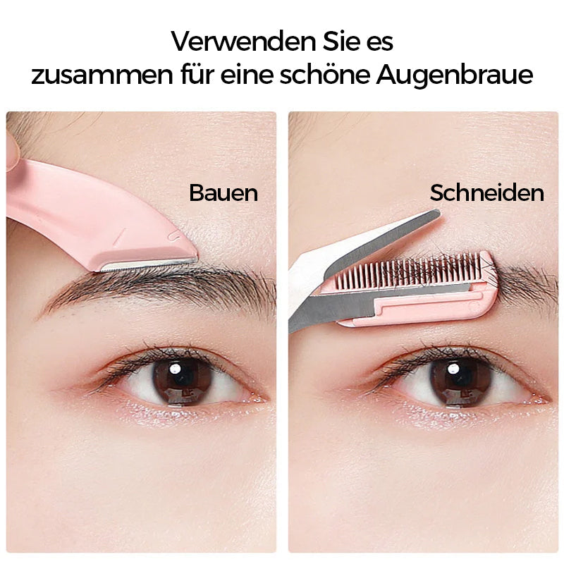 Augenbrauenschneider mit Kamm
