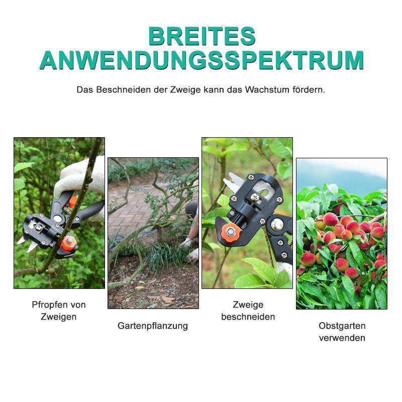 Gartenschere Veredelungsschere Set mit 2 Ersatzmesser