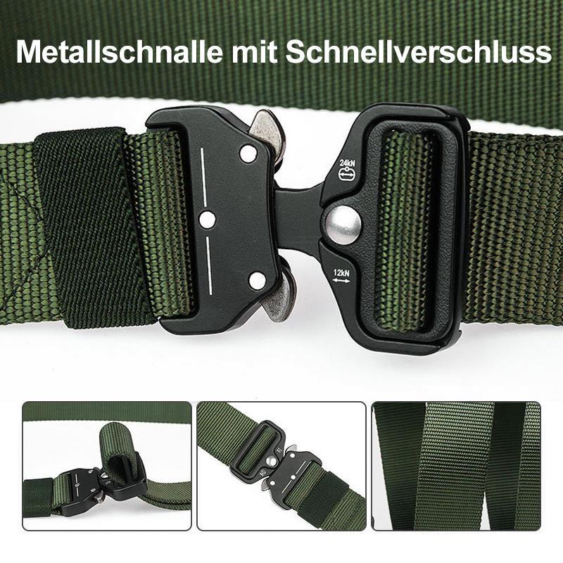 Militär Gürtel mit Metallschnalle