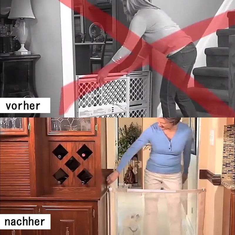 Tragbarer Türschutz für Kinder und Haustiere