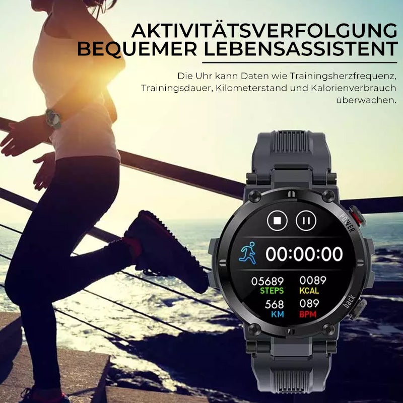 Multifunktionale Uhr Zur Überwachung Der Herzfrequenz