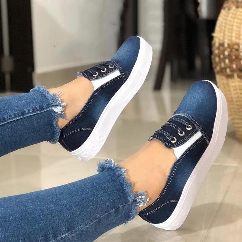 Frauen Casual Canvas Sneaker Schuhe