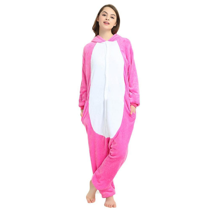 Tier Cartoon warme Kapuzenpyjamas