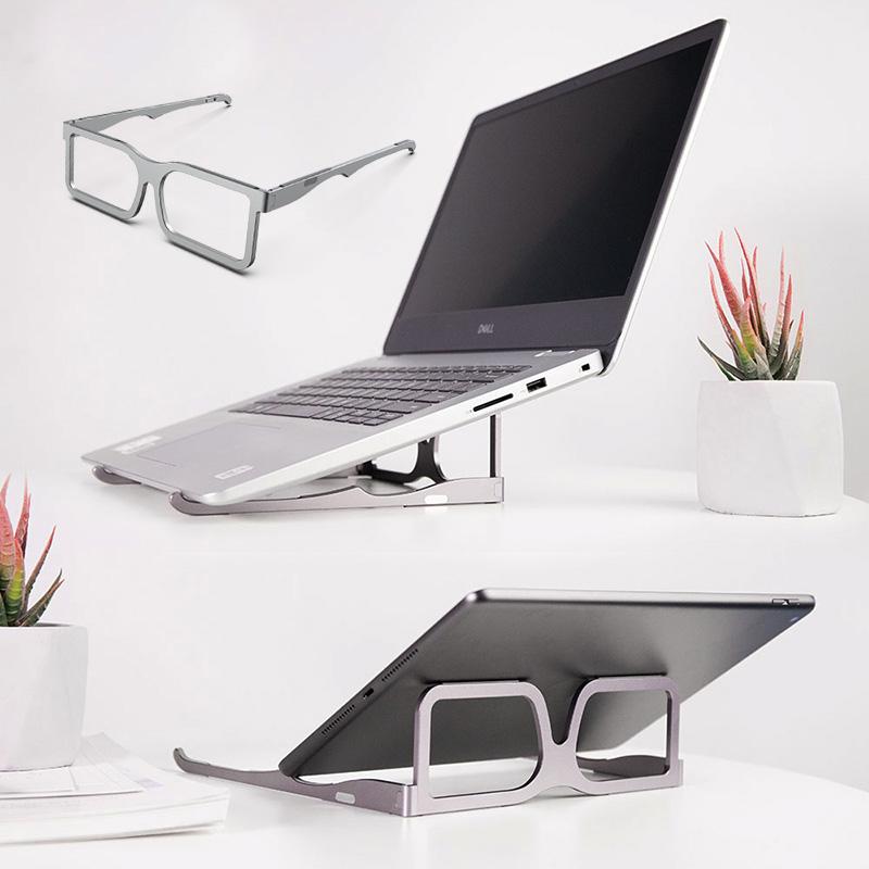 Brille- Design Laptophalter