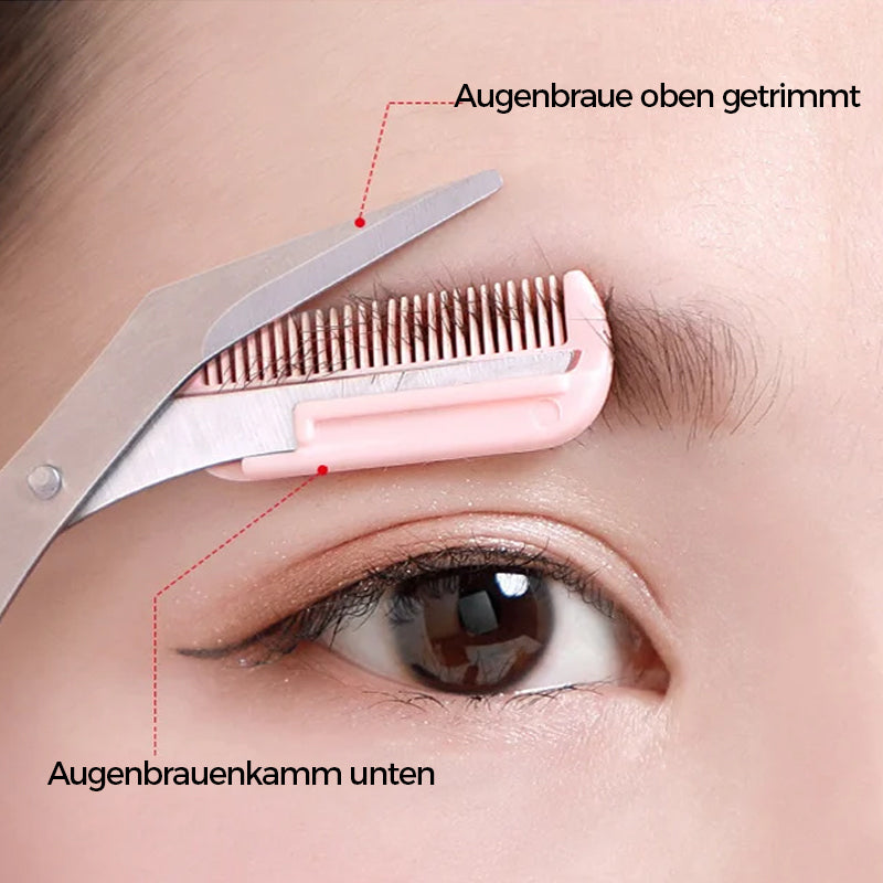 Augenbrauenschneider mit Kamm