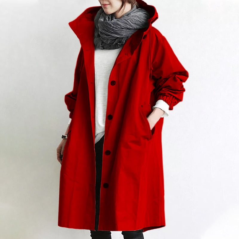 Windjacke mit Kapuze für Damen
