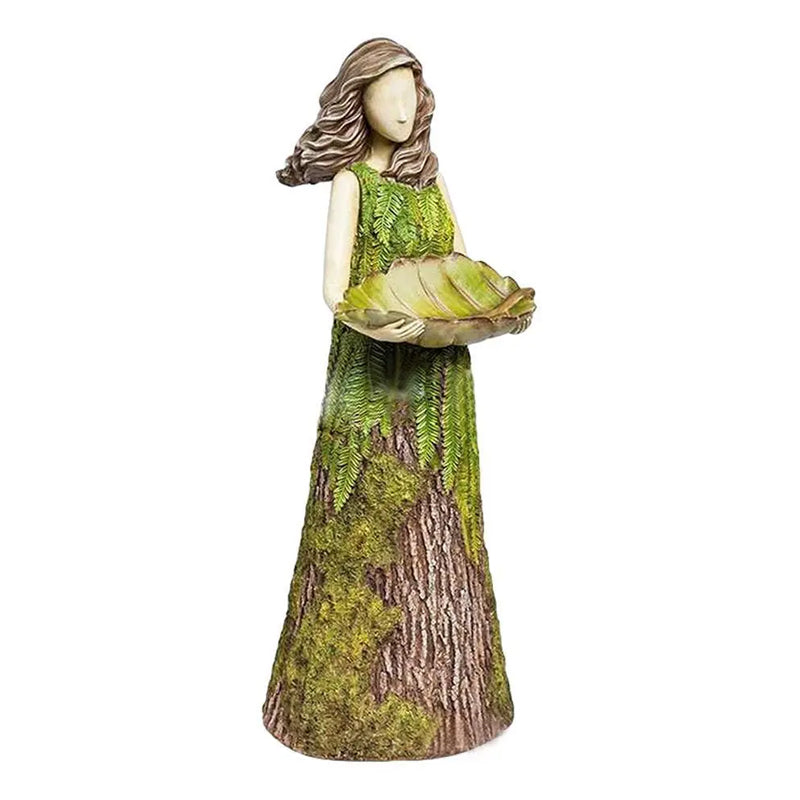 Statue der Göttin Vogelfutterspender