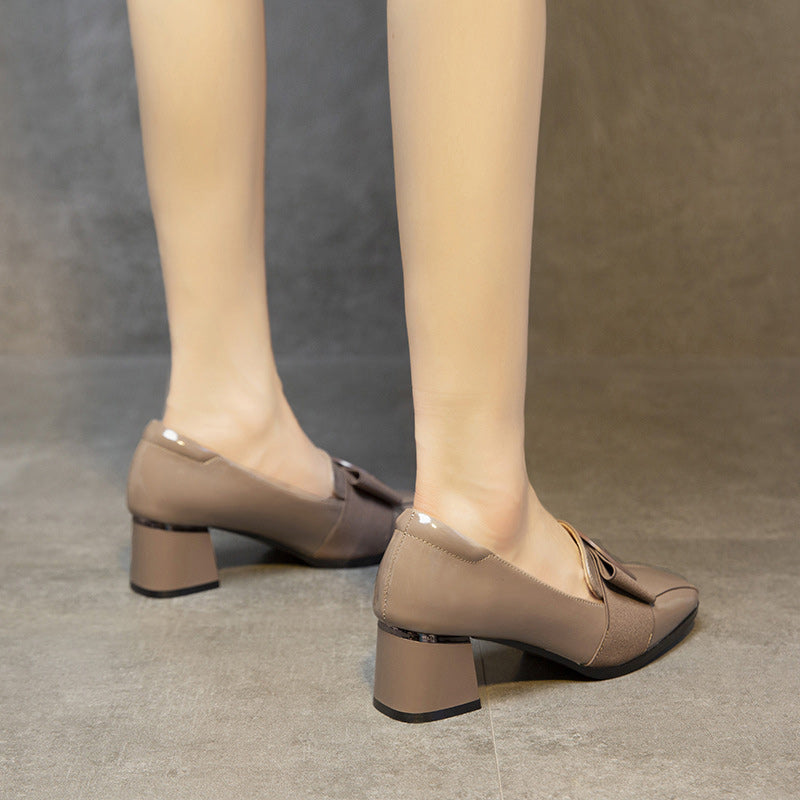 Modische Weiche Lederschuhe aus Lackleder