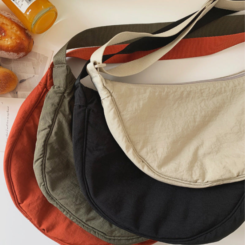 Einfache Damen Knödel Crossbody Tasche