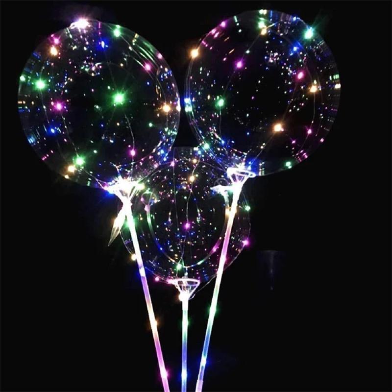 Weihnachtsfeier-Ballone mit LED-Schnur-Licht
