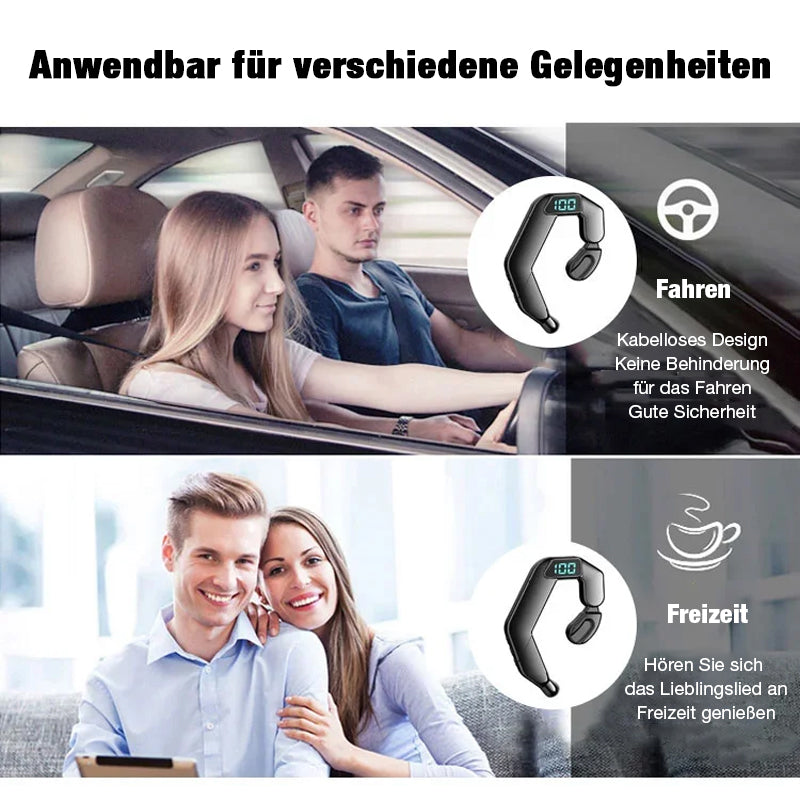 Drahtloser Bluetooth-Kopfhörer mit Ohrhaken