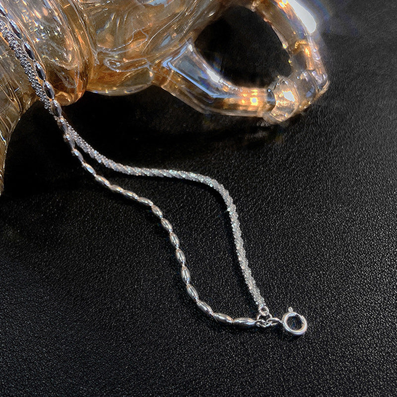 Doppellagiges Schleierkraut-Armband