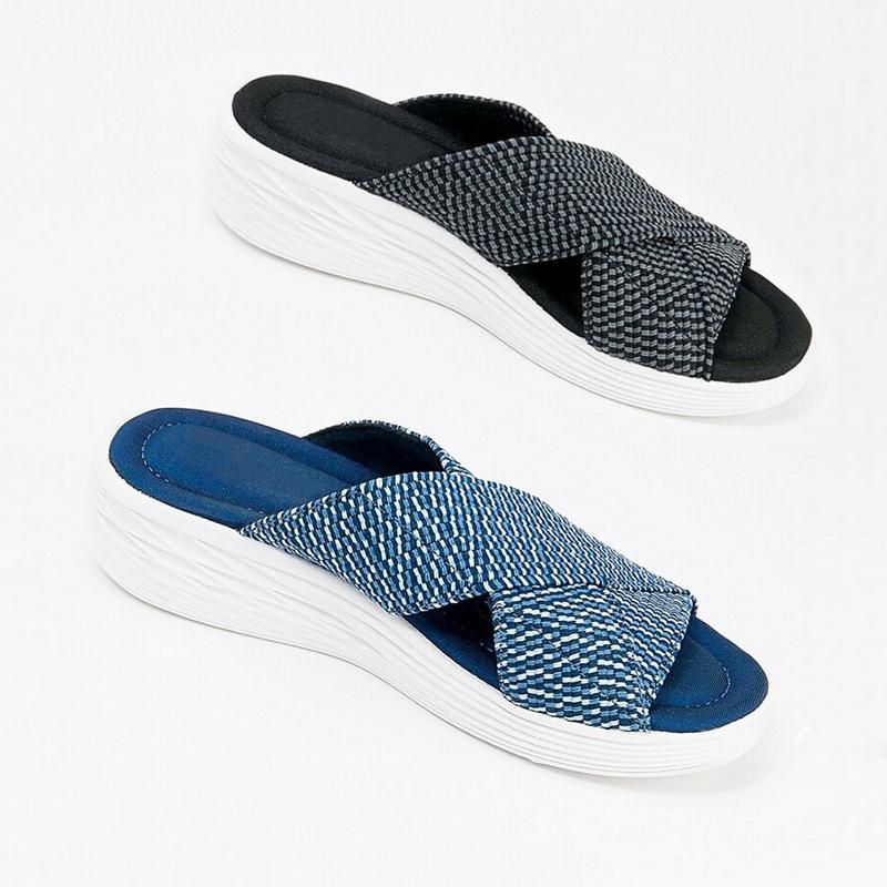 Lässige Sommersandalen Mit Dicken Sohlen