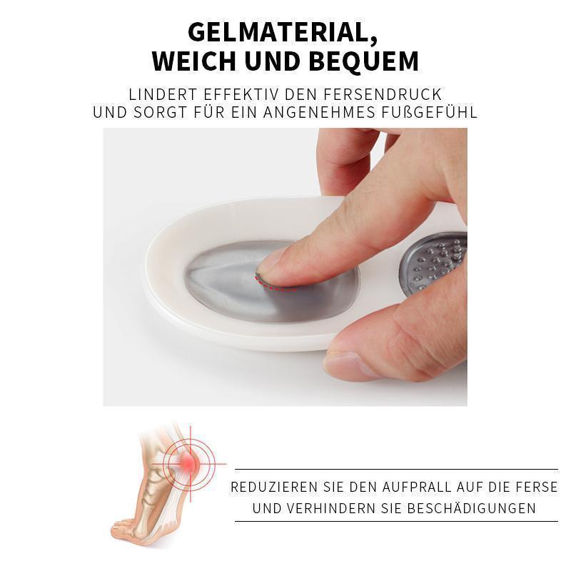 Fußorthesen korrigierende Einlegesohle mit anpassbaren Bogeneinsätze