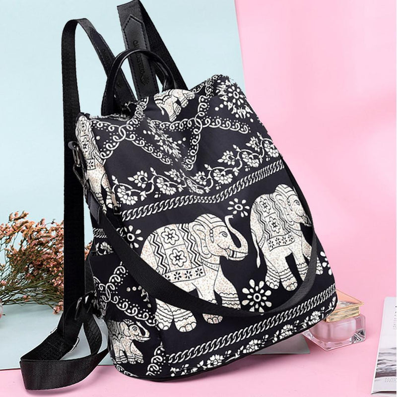Böhmischer Elefant Nylon Rucksack