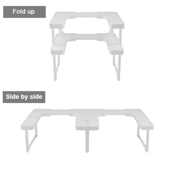 Erweiterbarer Spice Rack und Cabinet Organizer